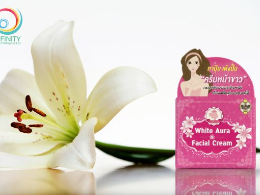 กล่องครีม(cream)WHITE AURA FACIAL CREAM