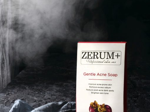 กล่องสบู่(soap)ZERUM+ Gentle Acne Soap