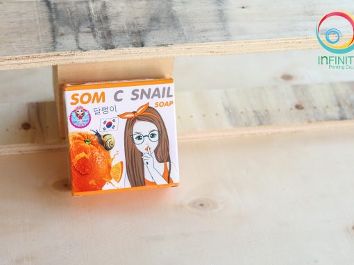 กล่องสบู่(soap)SOM C SNAIL SOAP