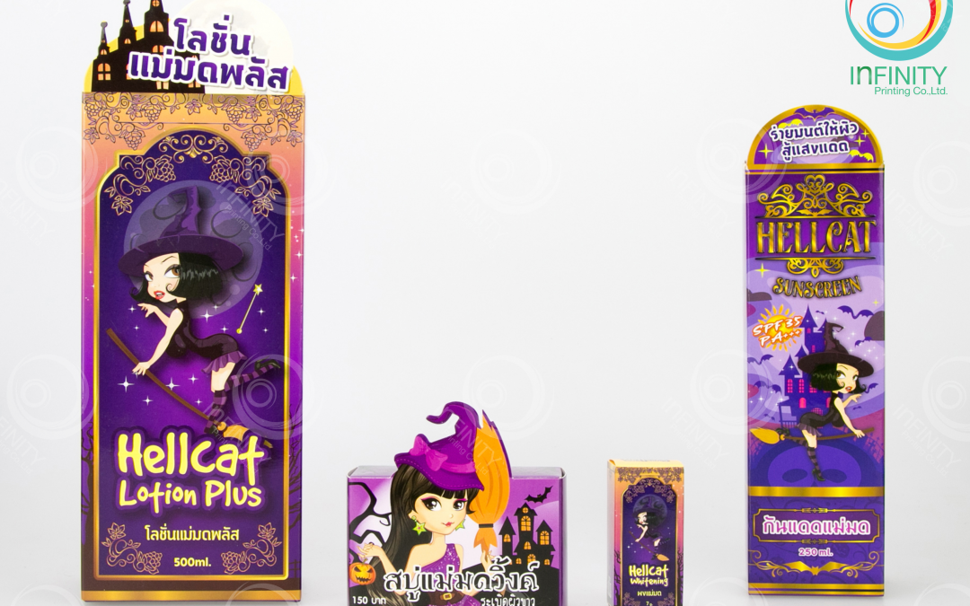 กล่องโลชั่น(lotion)Hellcat Set