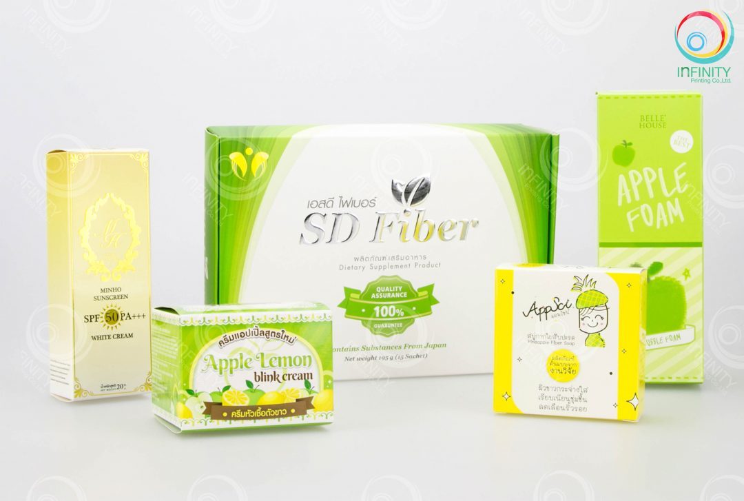 กล่องเซ็ตครีม(setcream)Green-Yellow set