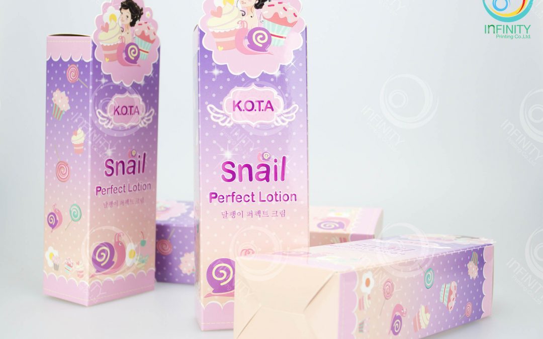 กล่องโลชั่น(lotion)K.O.T.A Snail Perfect Lotion
