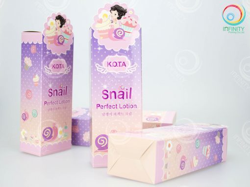 กล่องโลชั่น(lotion)K.O.T.A Snail Perfect Lotion