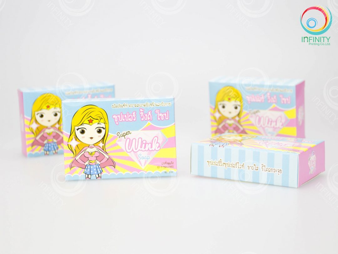 กล่องสบู่(soap)Super Wink Soap