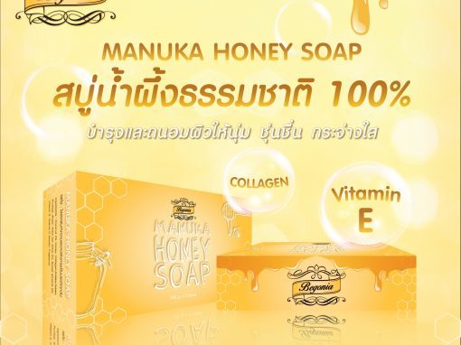 ป้าย Ads Begonia MANUKA HONEY SOAP