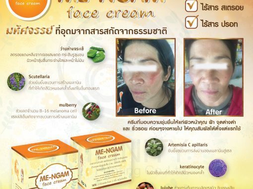 ป้าย Ads ME-NGAM face cream