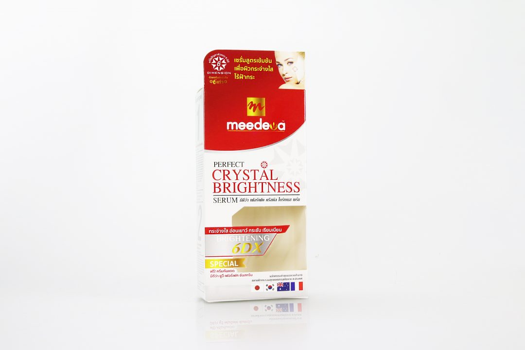 กล่องเซรั่ม(serum)Meedeva CRYSTAL BRIGHTNESS