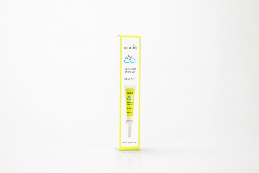 กล่องครีมกันแดด( cream)Nararich Solar Shield Sunscreen