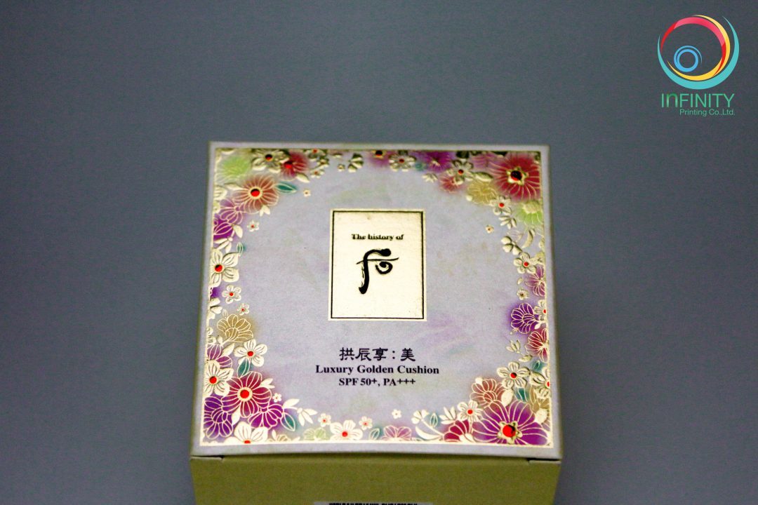 ผลงานปั๊มเคทอง(foil)