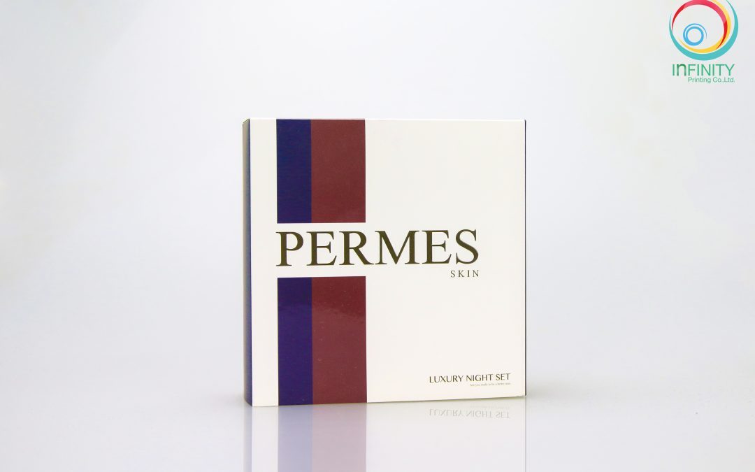 กล่องเซ็ตครีม(setcream)PERMES Skin Luxury White Set