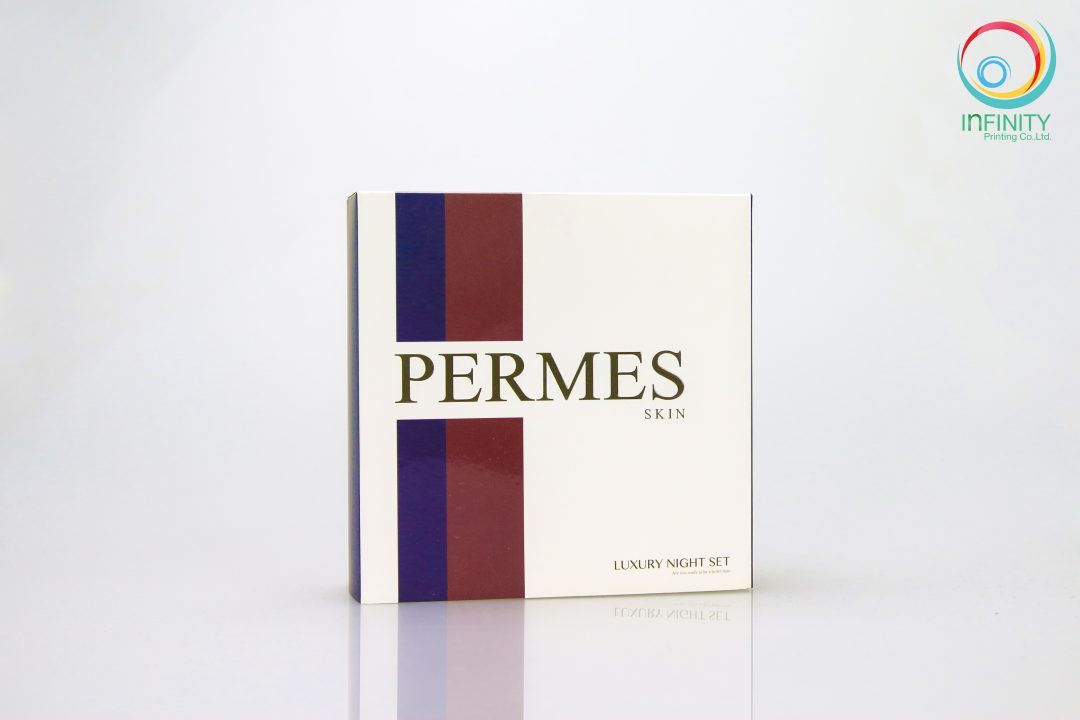 กล่องเซ็ตครีม(setcream)PERMES Skin Luxury White Set