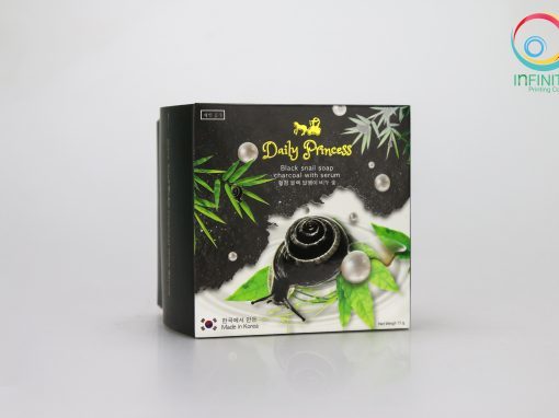 กล่องสบู่(soap)Daily Princess Black Snail Soap