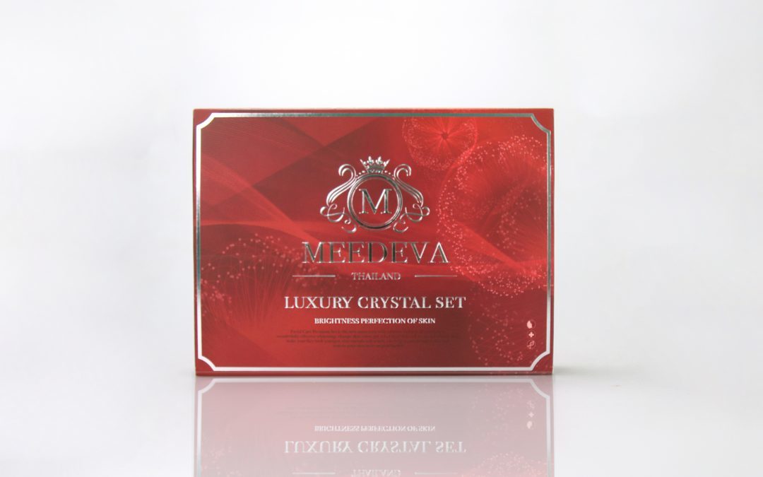 กล่องเซ็ทครีม(setcream)Meedeva luxury crystal set