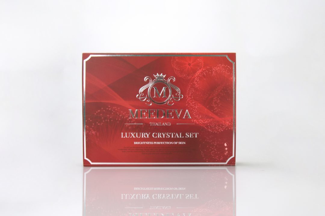 กล่องเซ็ทครีม(setcream)Meedeva luxury crystal set