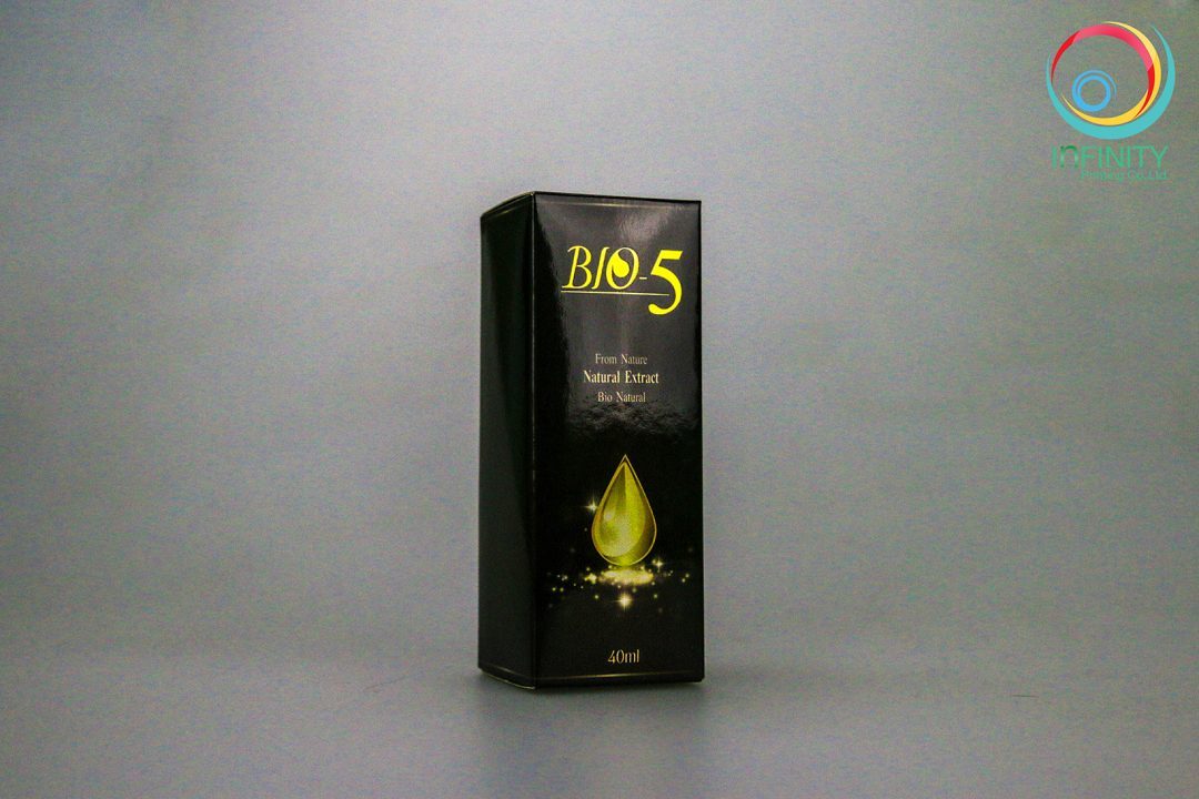 ผลงานปั๊มเคทองกล่อง(foil)Bio5
