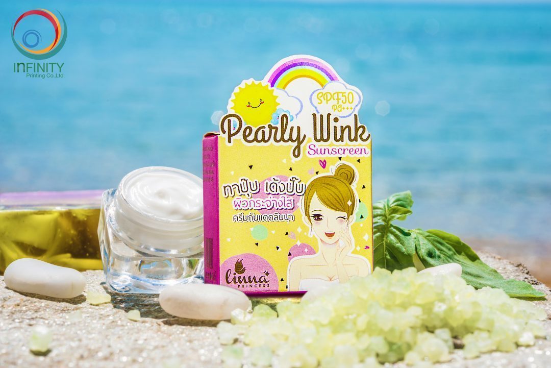 กล่องครีม(cream)Pearly Wink Sunscreen