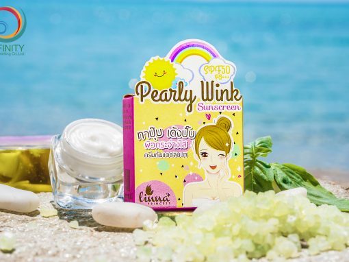 กล่องครีม(cream)Pearly Wink Sunscreen