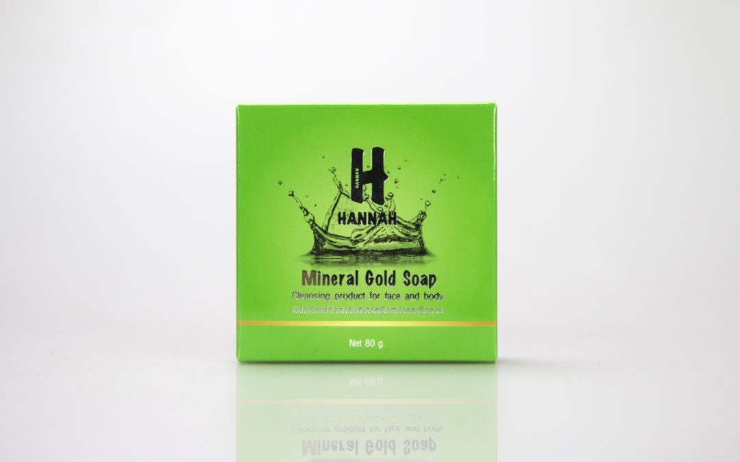 กล่องสบู่(soap)HANNAH Mineral Gold Soap