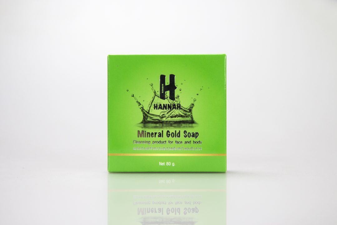 กล่องสบู่(soap)HANNAH Mineral Gold Soap