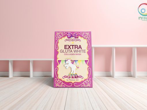 กล่องครีม Precious Skin Extra Gluta White Collagen Mask