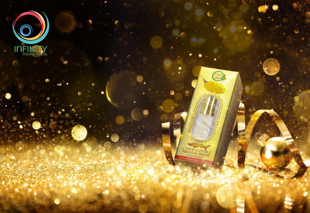 กล่องเซรั่ม(serum)Perfect Herb Gold Caviar miracle serum