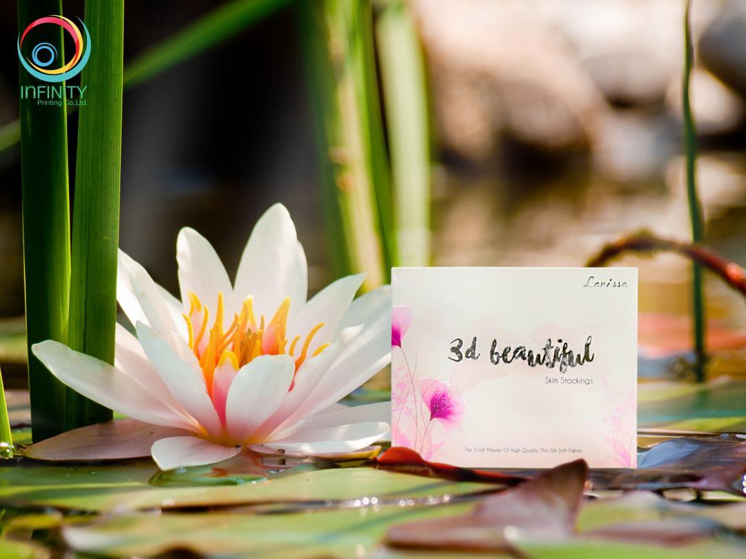 กล่องใส่ถุงน่อง(package)Larissa 3d Beautiful Skin Stocking