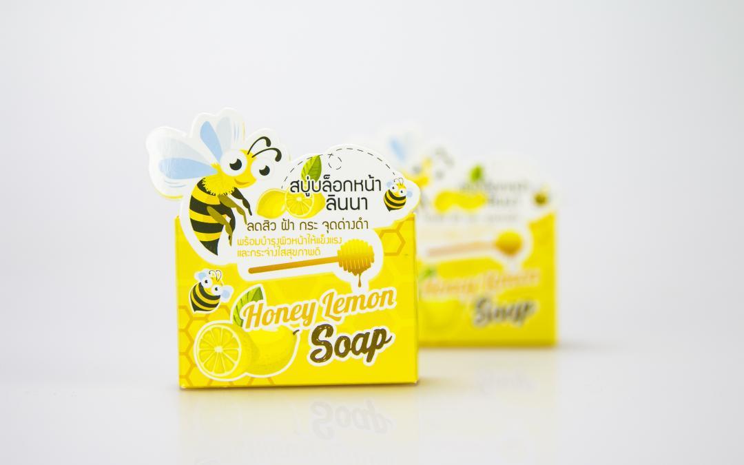 กล่องสบู่(soap)Lemon Honey Soap