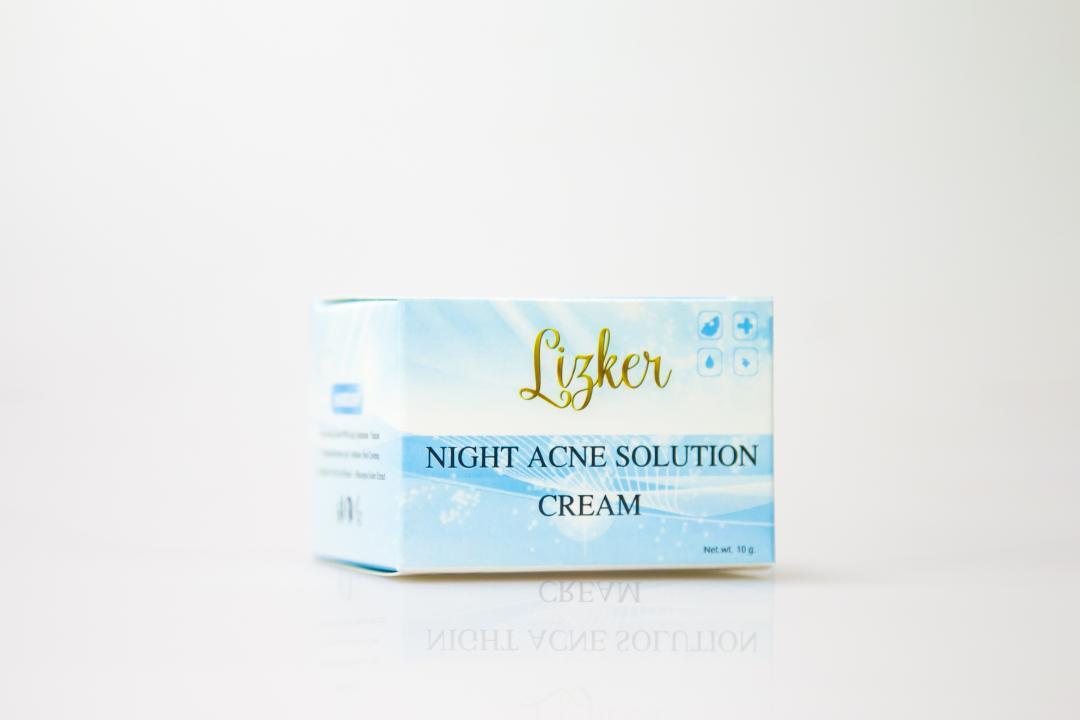 กล่องครีม(cream)Lizker Light Acne Solution Cream