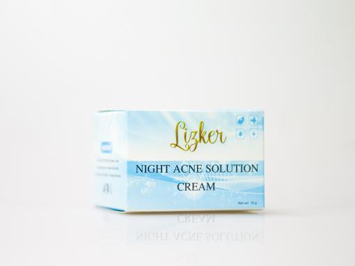 กล่องครีม(cream)Lizker Light Acne Solution Cream