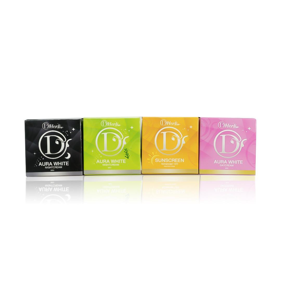 กล่องครีม(cream)D HERB AURAWHITE