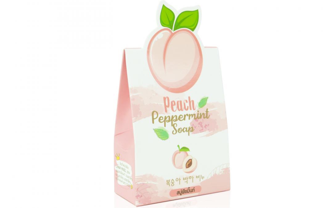 กล่องสบู่(soap)Peach Peppermint Soap