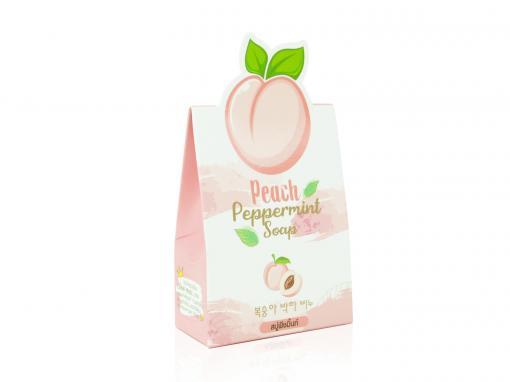 กล่องสบู่(soap)Peach Peppermint Soap