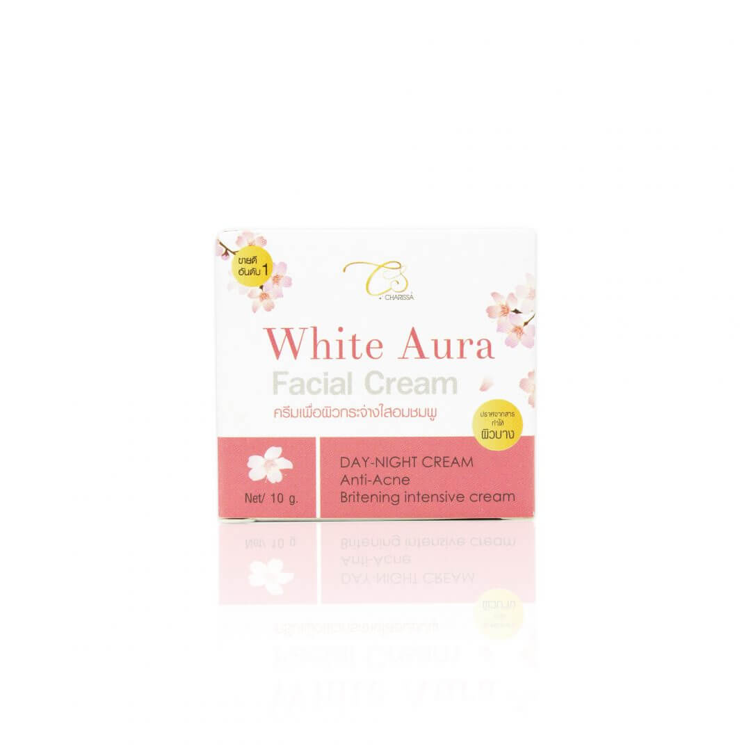 กล่องครีม(cream)Charissa white aura facial cream