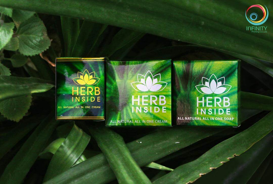 กล่องครีม(cream)HERB inside all in one cream