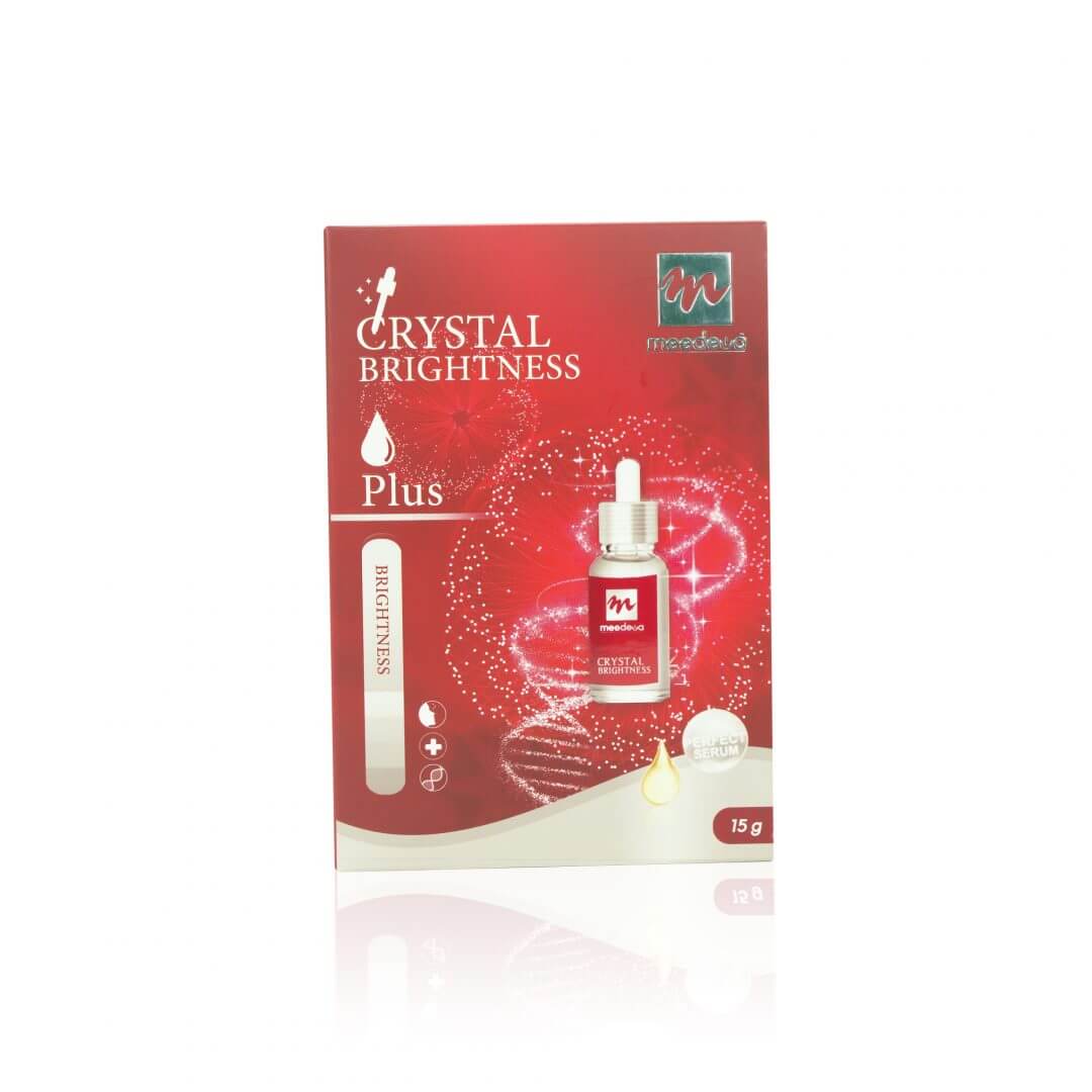 กล่องเซรั่ม(serum)Meedeva cystal brightness serum