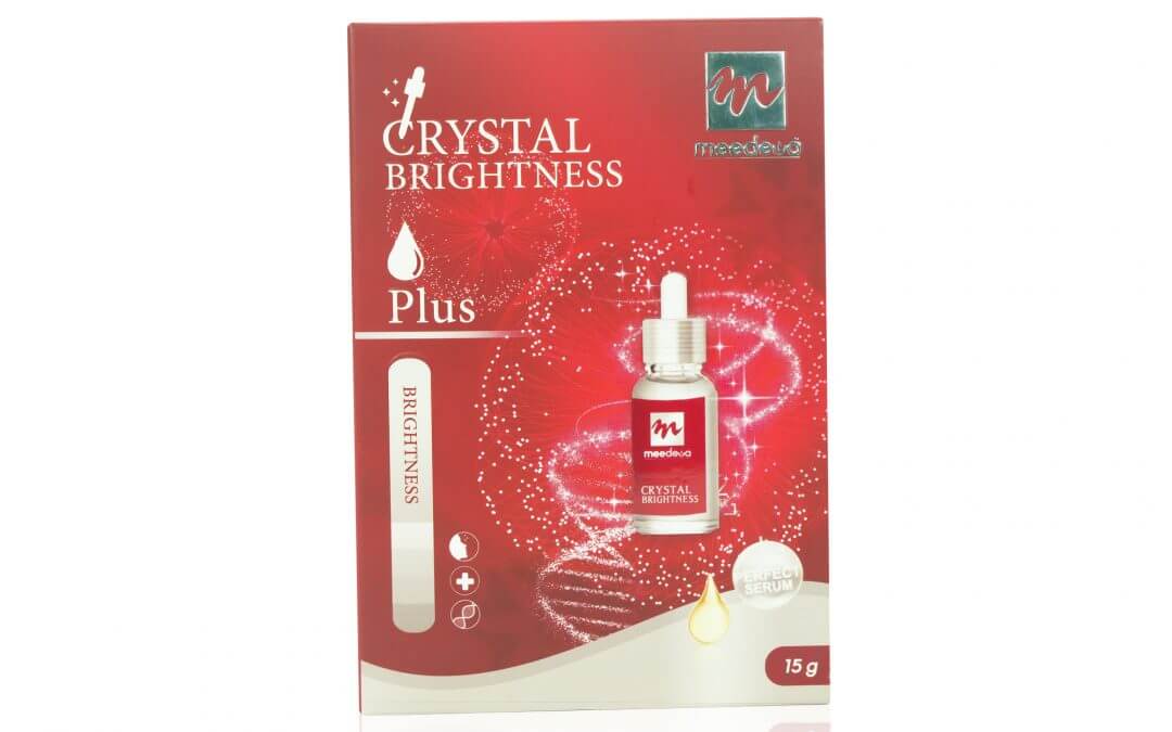 กล่องเซรั่ม(serum)Meedeva cystal brightness serum