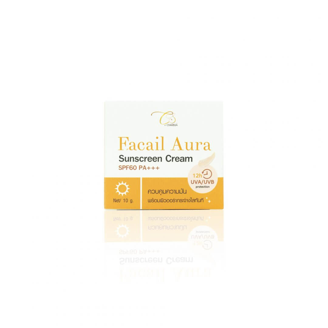 กล่องครีม(cream)Charissa Facial Aura Sunscreen Cream