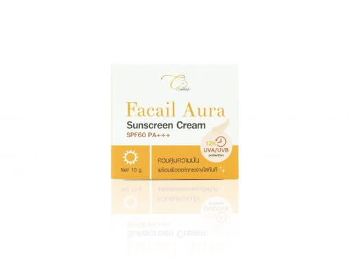 กล่องครีม(cream)Charissa Facial Aura Sunscreen Cream
