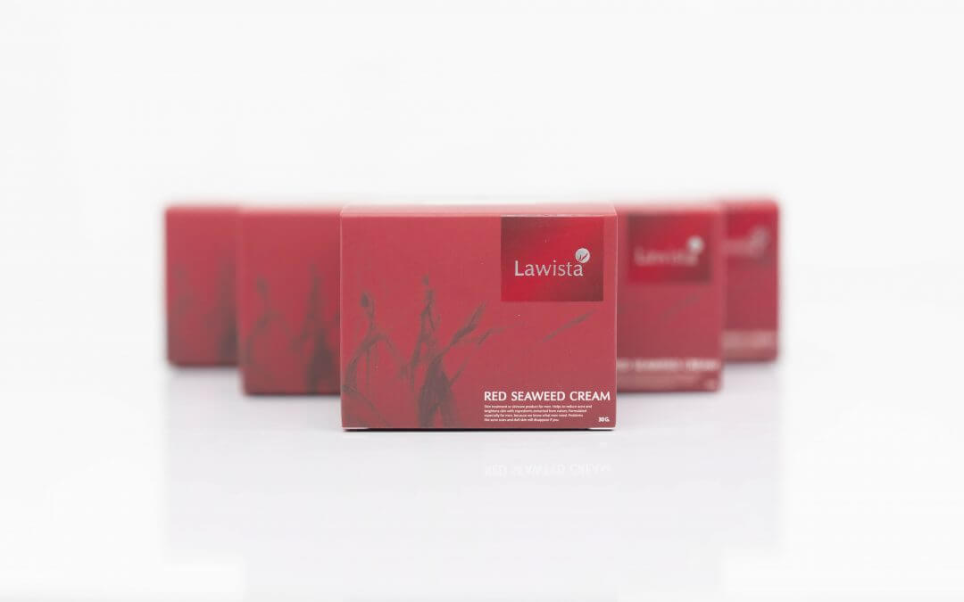 กล่องครีม(cream)lawista red seaweed cream