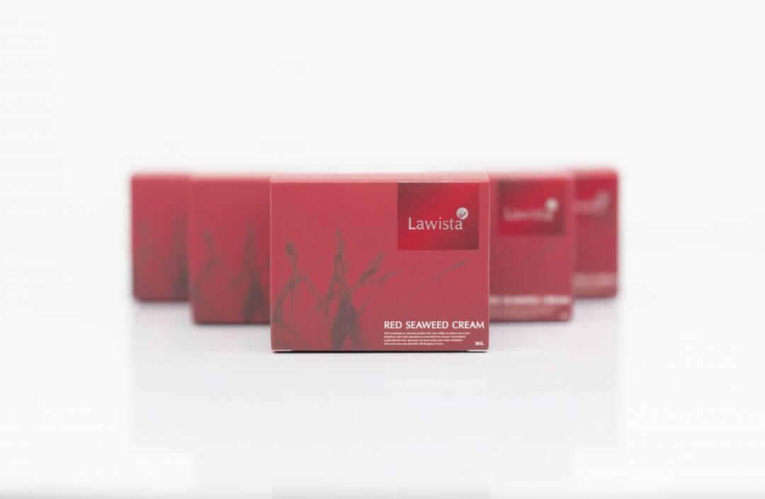 กล่องครีม(cream)lawista red seaweed cream
