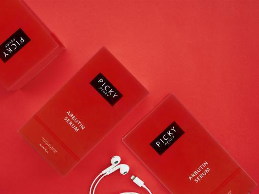 กล่องเซรั่ม PICKY PERRY Arbutin Serum