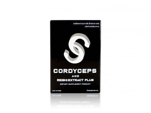 กล่องอาหารเสริม(supplement)CORDYCEPS AND REISHI EXTRACT PLUS