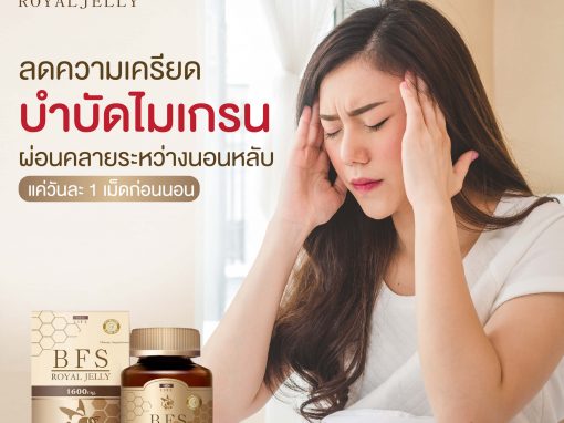 ป้าย Ads แบนเนอร์ BFS ROYAL JELLY