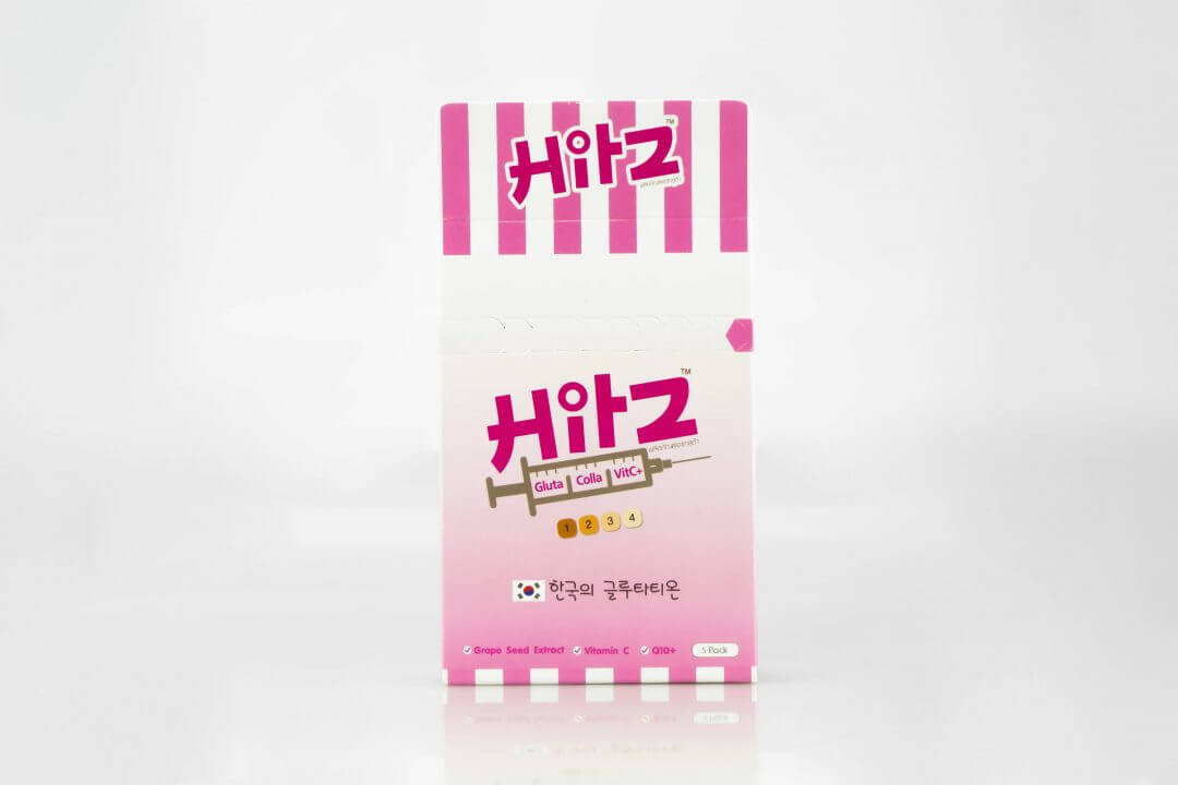 กล่องอาหารเสริม(supplement)HitZ Gluta Colla VitC+