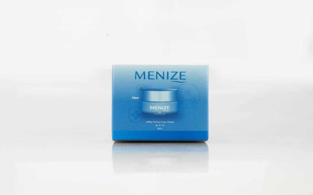 กล่องครีม(cream)MENIZE Milky White Face Mask