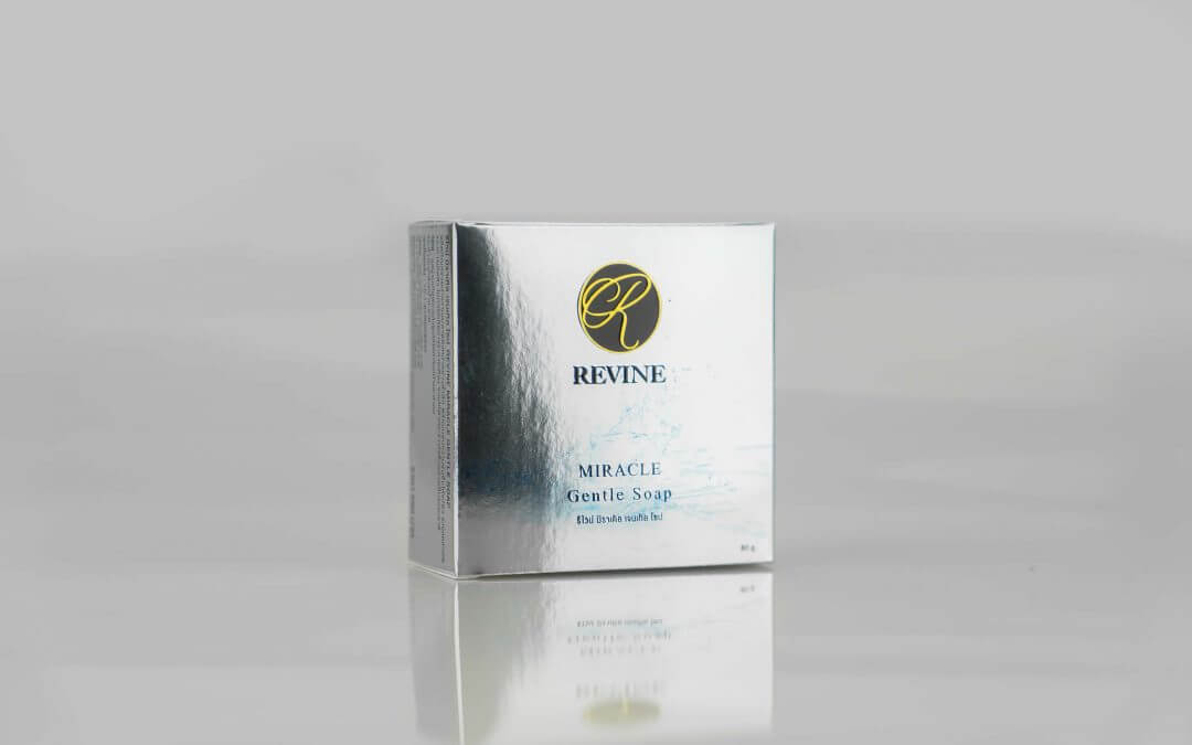 กล่องสบู่(soap)REVINE Miracle Gentle Soap