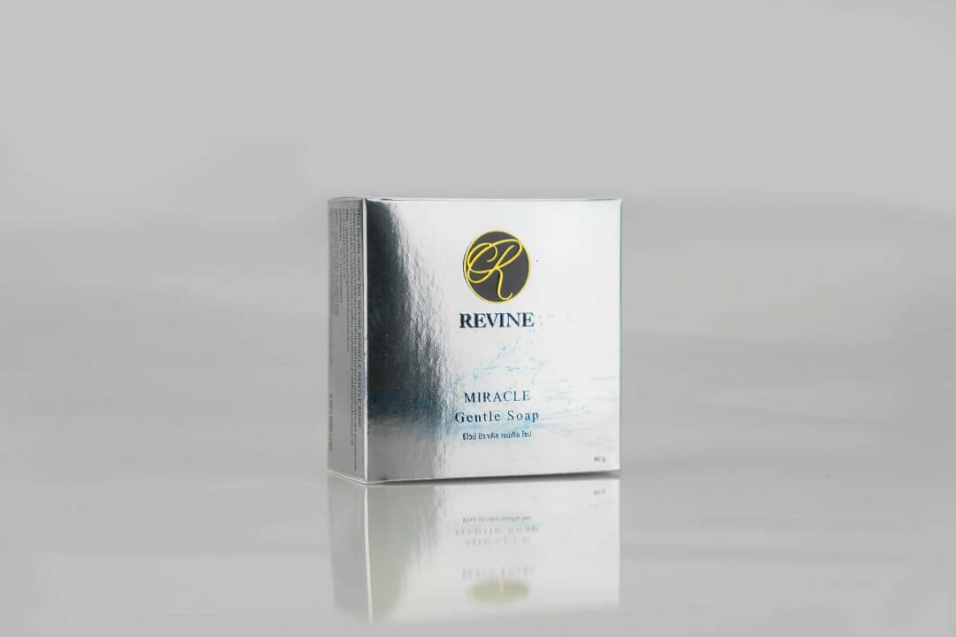 กล่องสบู่(soap)REVINE Miracle Gentle Soap