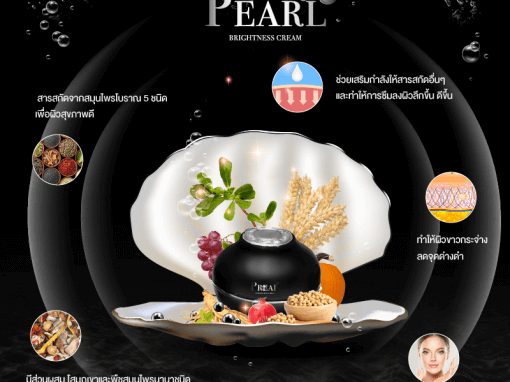 ป้าย Ads แบนเนอร์ PEARL BRIGHTNESS CREAM