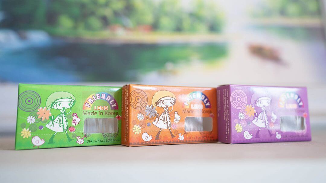 กล่องบรรจุภัณฑ์(package)FRIENDLY LENS