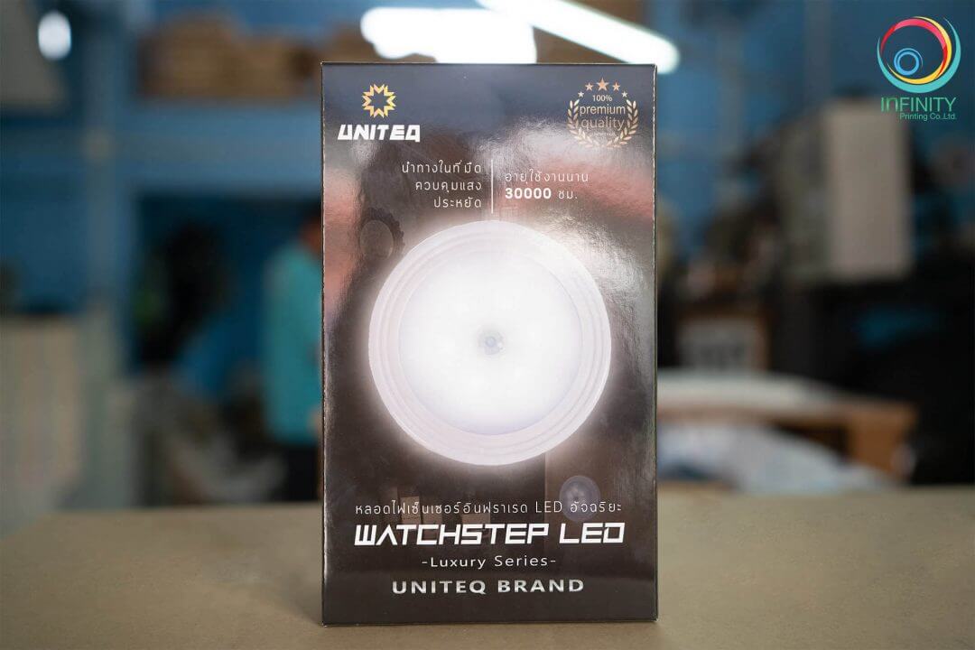 กล่องหลอดไฟ(package)UNITED BRAND